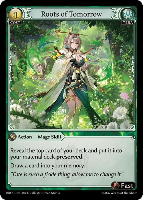 Roots of Tomorrow (Curio Foil), Radiant Origins 389