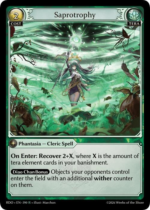 Saprotrophy, Radiant Origins 390