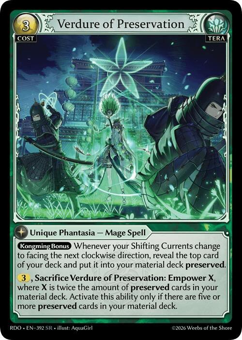 Verdure of Preservation, Radiant Origins 392