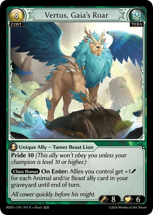 Vertus, Gaia's Roar, Radiant Origins 393