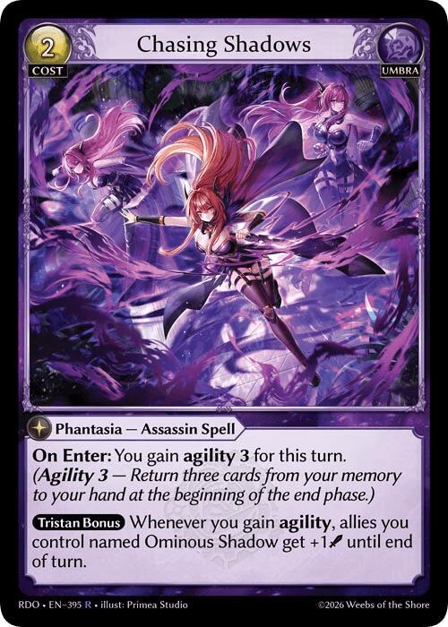 Chasing Shadows, Radiant Origins 395