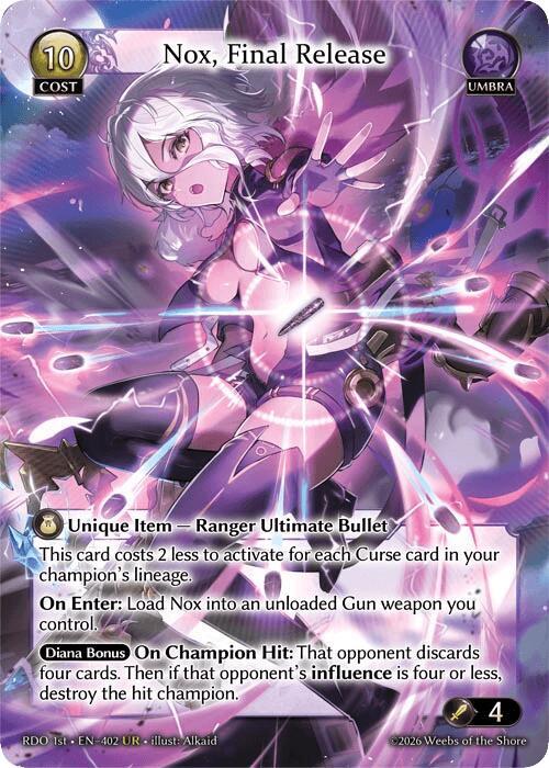 Nox, Final Release, Radiant Origins 402