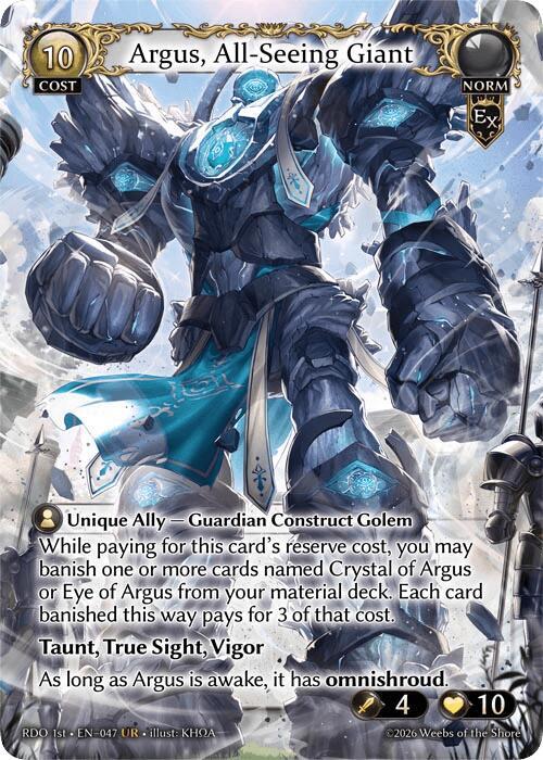 Argus, All-Seeing Giant, Radiant Origins 47