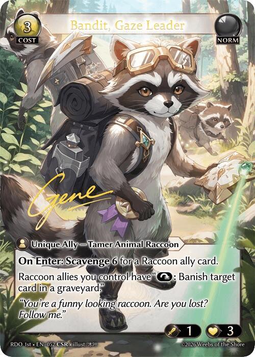 Bandit, Gaze Leader (CSR), Radiant Origins 52