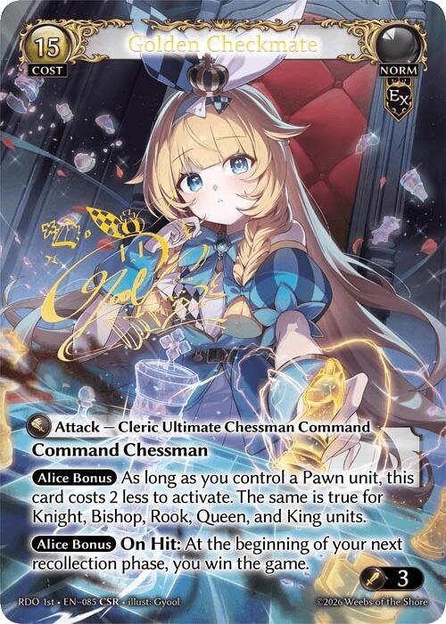 Golden Checkmate (CSR), Radiant Origins 85