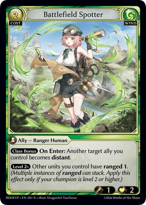 Battlefield Spotter, Radiant Origins Event Pack 001