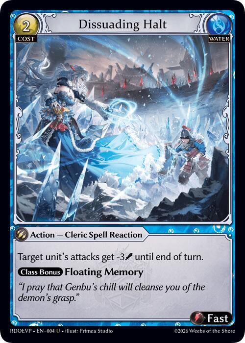 Dissuading Halt, Radiant Origins Event Pack 004