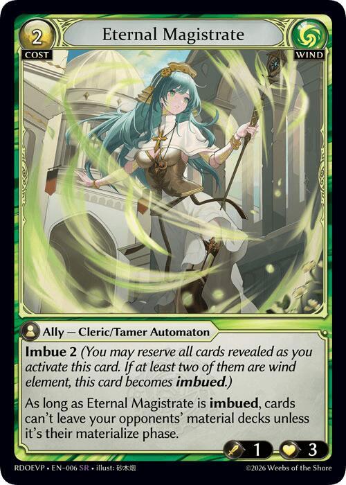 Eternal Magistrate, Radiant Origins Event Pack 006
