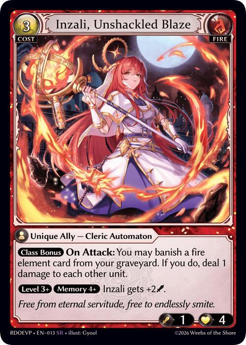 Inzali, Unshackled Blaze, Radiant Origins Event Pack 013
