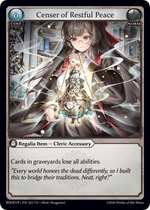 Censer of Restful Peace, Radiant Origins Event Pack 021