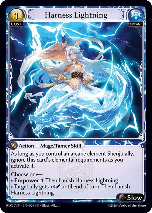Harness Lightning, Radiant Origins Event Pack 024