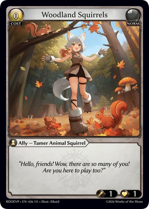 Woodland Squirrels, Radiant Origins Event Pack 026
