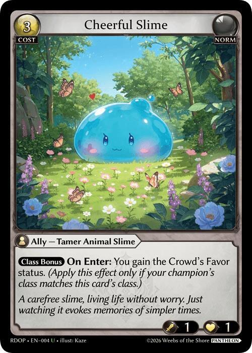 Cheerful Slime, Radiant Origins: Pantheon 004