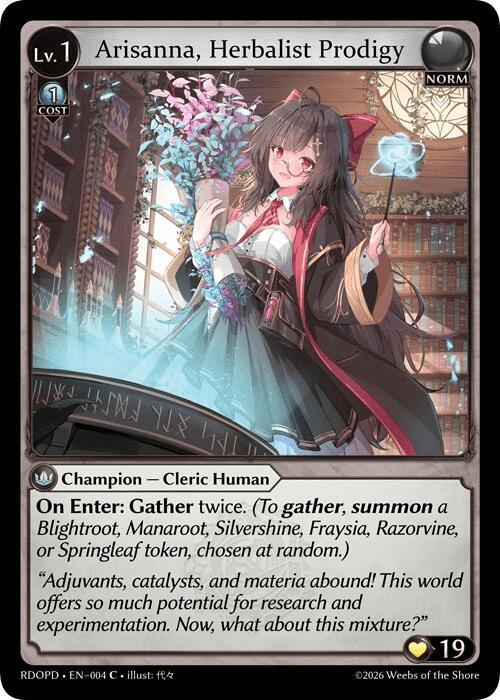 Arisanna, Herbalist Prodigy, Radiant Origins: Pantheon 004