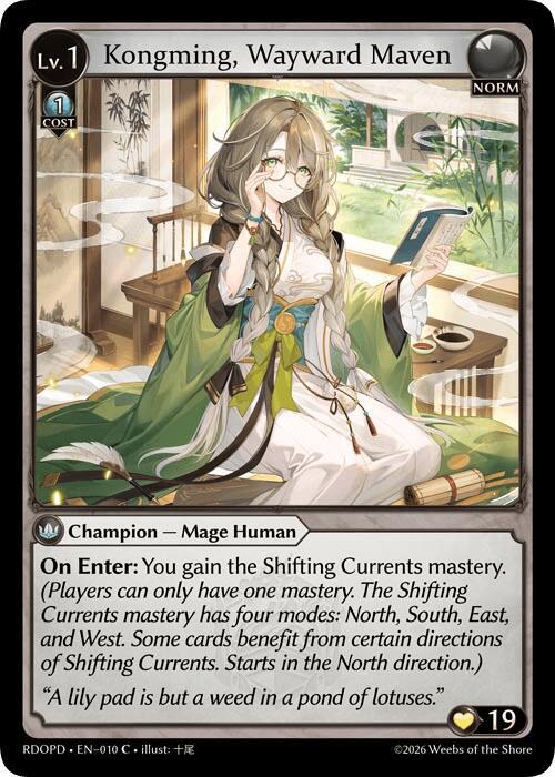 Kongming, Wayward Maven, Radiant Origins: Pantheon 010