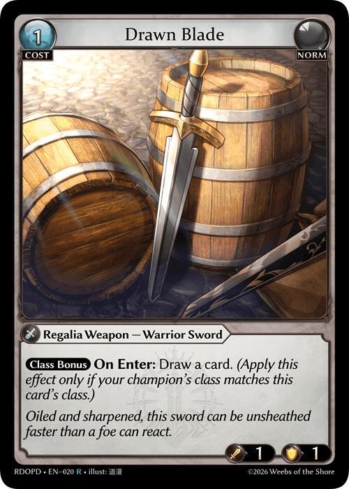 Drawn Blade, Radiant Origins: Pantheon 020
