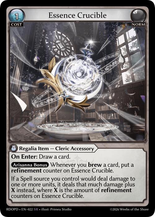 Essence Crucible, Radiant Origins: Pantheon 022