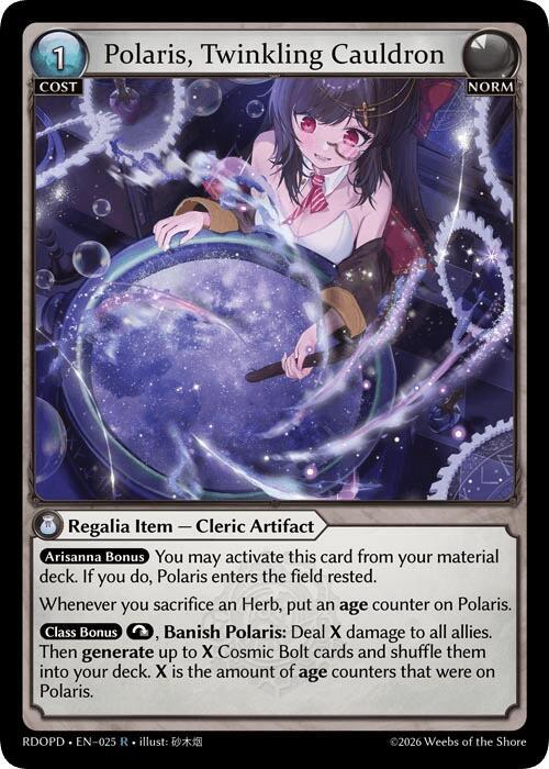 Polaris, Twinkling Cauldron, Radiant Origins: Pantheon 025