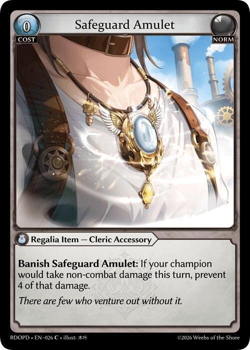 Safeguard Amulet, Radiant Origins: Pantheon 026