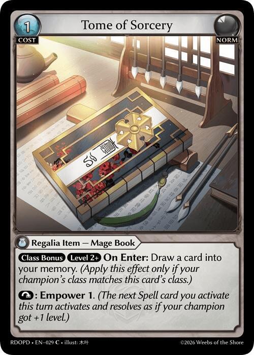 Tome of Sorcery, Radiant Origins: Pantheon 029