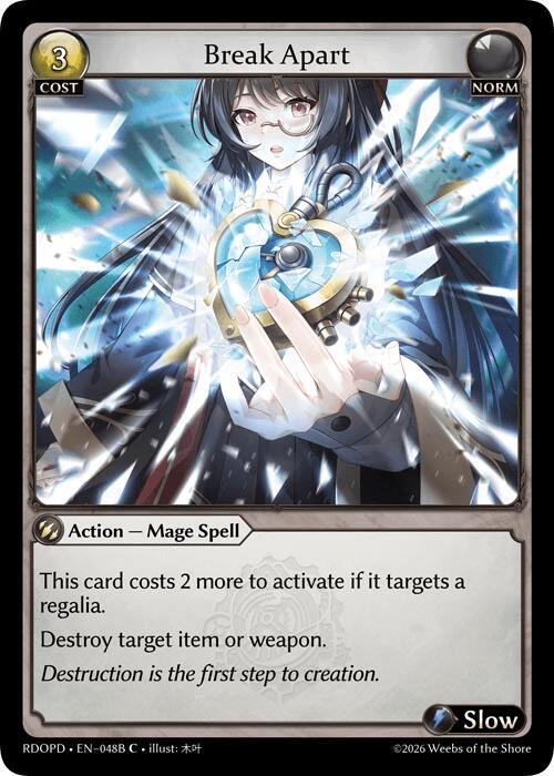 Break Apart (048B), Radiant Origins: Pantheon 048B