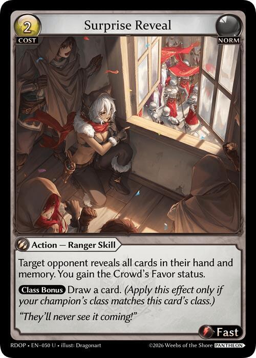 Surprise Reveal, Radiant Origins: Pantheon 050