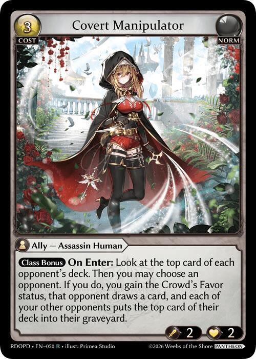 Covert Manipulator, Radiant Origins: Pantheon 050