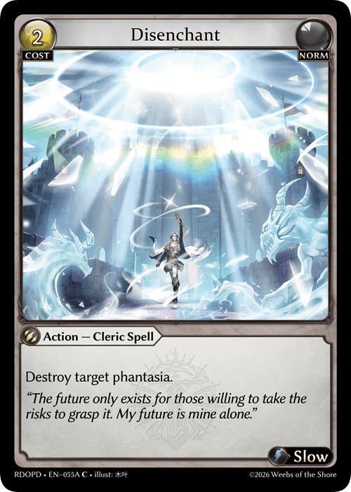 Disenchant (055A), Radiant Origins: Pantheon 055A
