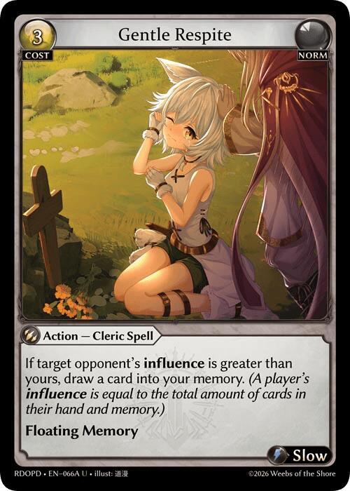 Gentle Respite (066A), Radiant Origins: Pantheon 066A