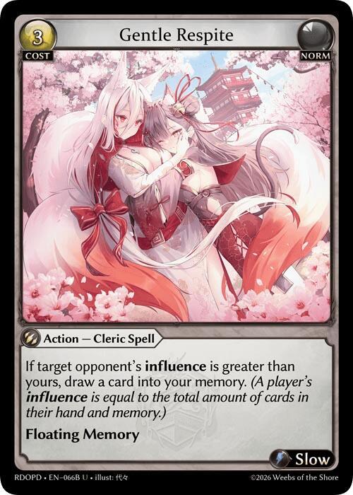 Gentle Respite (066B), Radiant Origins: Pantheon 066B