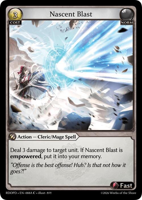 Nascent Blast (088A), Radiant Origins: Pantheon 088A