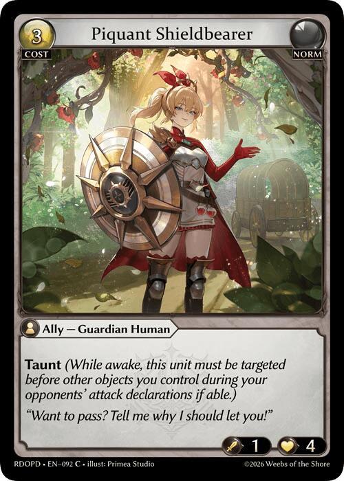 Piquant Shieldbearer, Radiant Origins: Pantheon 092