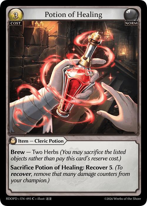 Potion of Healing, Radiant Origins: Pantheon 095