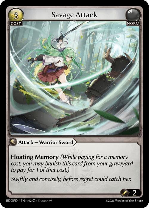 Savage Attack, Radiant Origins: Pantheon 102