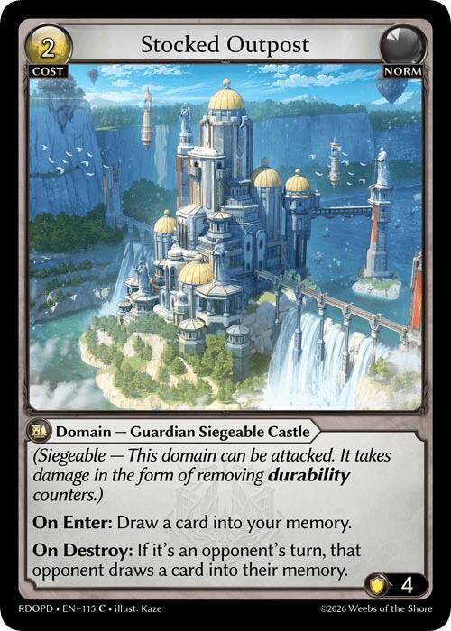 Stocked Outpost, Radiant Origins: Pantheon 115
