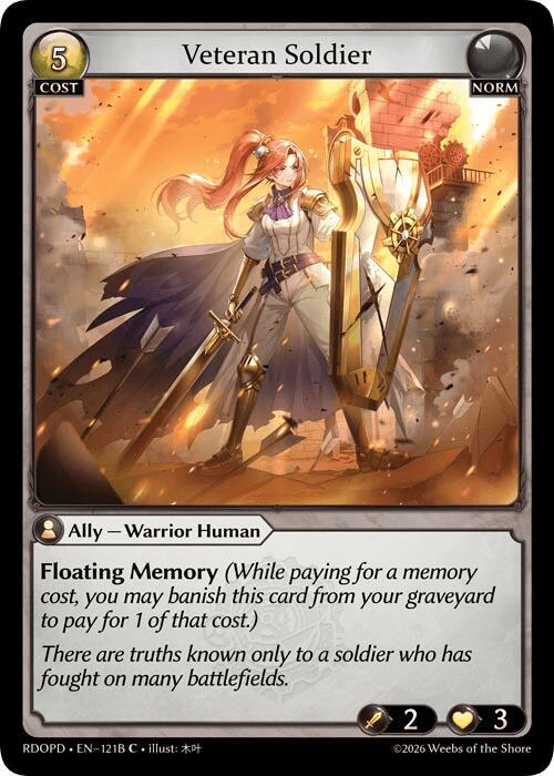Veteran Soldier (121B), Radiant Origins: Pantheon 121B