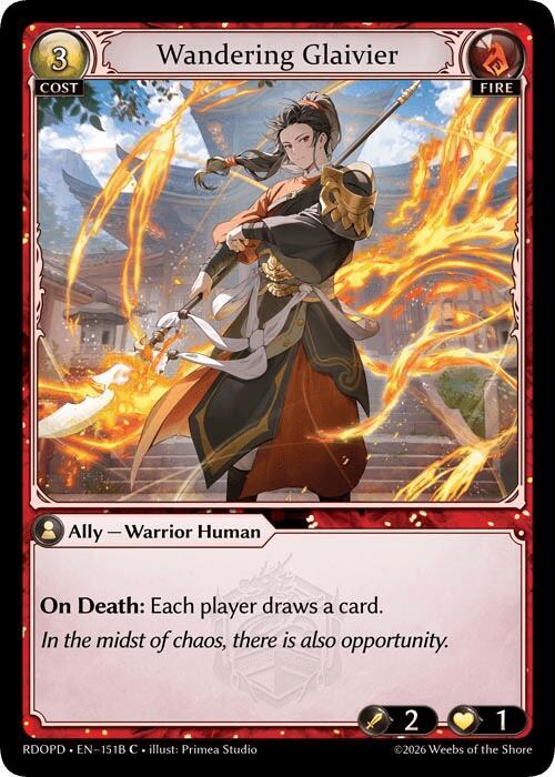 Wandering Glaivier (151B), Radiant Origins: Pantheon 151B