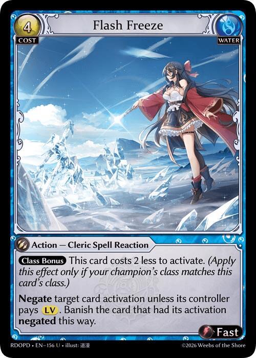 Flash Freeze, Radiant Origins: Pantheon 156