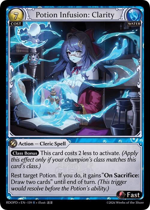 Potion Infusion: Clarity, Radiant Origins: Pantheon 159