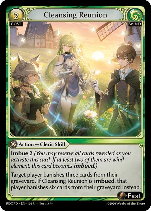 Cleansing Reunion, Radiant Origins: Pantheon 166
