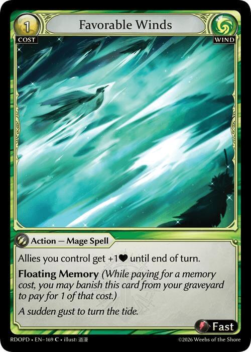 Favorable Winds, Radiant Origins: Pantheon 169