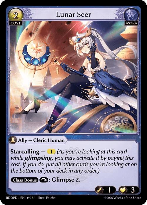 Lunar Seer, Radiant Origins: Pantheon 190