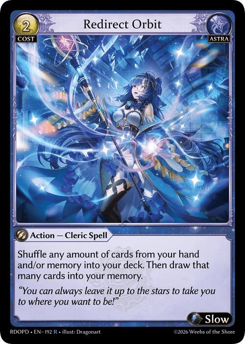 Redirect Orbit, Radiant Origins: Pantheon 192