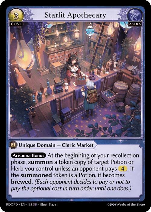 Starlit Apothecary, Radiant Origins: Pantheon 195