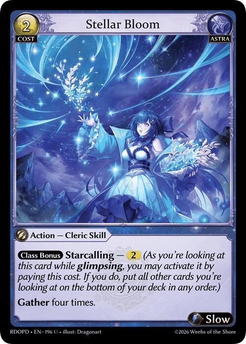 Stellar Bloom, Radiant Origins: Pantheon 196