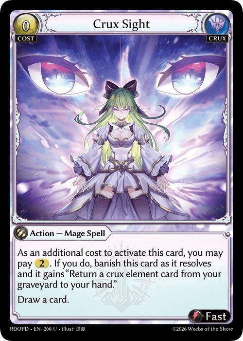 Crux Sight, Radiant Origins: Pantheon 200