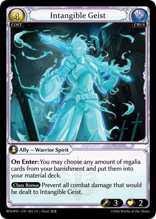Intangible Geist, Radiant Origins: Pantheon 202