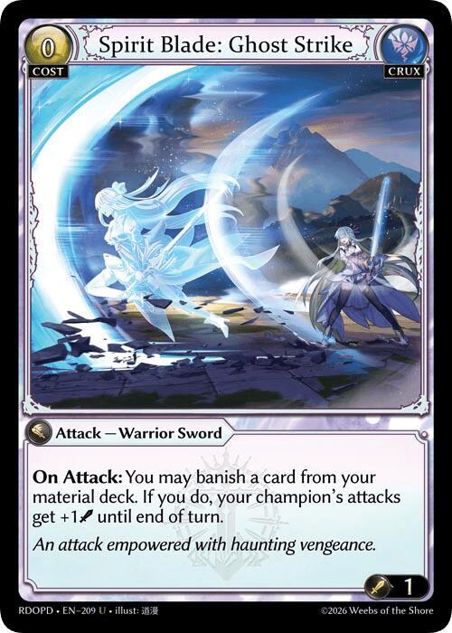 Spirit Blade: Ghost Strike, Radiant Origins: Pantheon 209