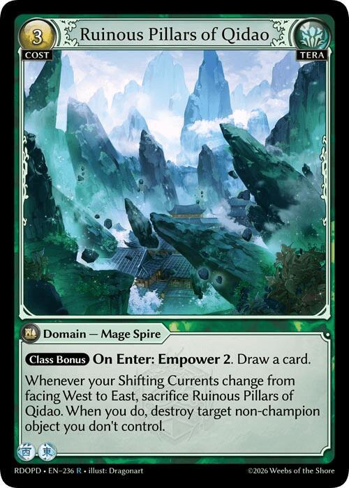 Ruinous Pillars of Qidao, Radiant Origins: Pantheon 236