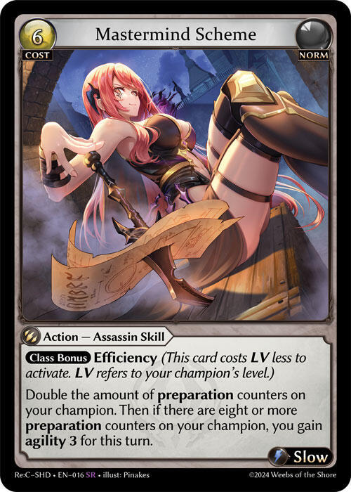 Mastermind Scheme, Tristan Re:Collection, Shadowdancer 016